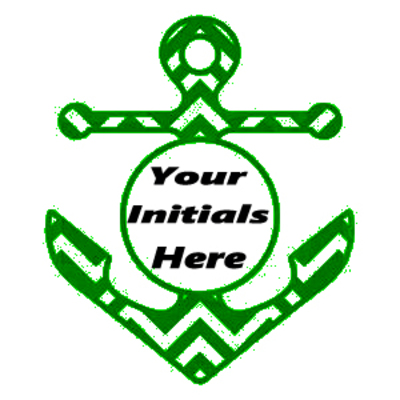 Custom anchor outdoor vinyl decal handmade sticker window decal, kayak decal, boat decal, mailbox