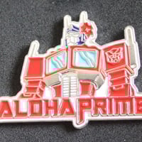 AlohaPrime and AlohaTron - Enamel Pin Set - by emDUB - Thumbnail 1