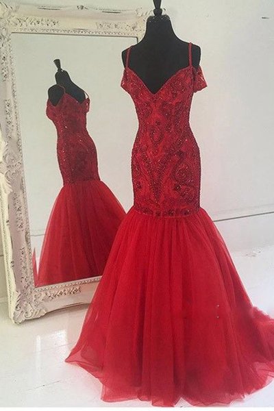 Mermaid Beading Charming prom dress, sexy prom dress,Charming prom dress, long prom dress,prom dresses, elegant prom dress, prom dress Z25