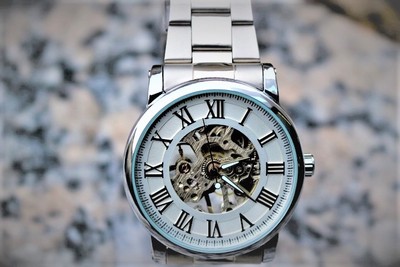 "The Cargyros" Stainless Steel Mechanical Watch