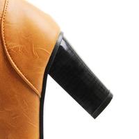 Retro Style Cross Belt High Martin Boots - Thumbnail 3