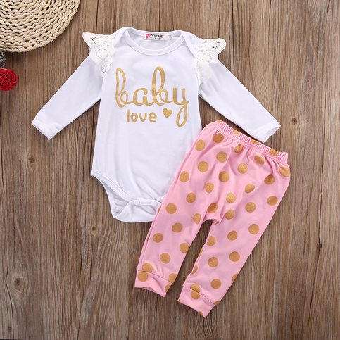 Baby Love Bodysuit and Pants Set