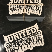 United Mutation "White on Black" 4.25" x 2.75 - Thumbnail 2