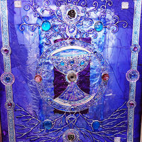 Grail in Blue, Purple, and Silver (large) - Thumbnail 1