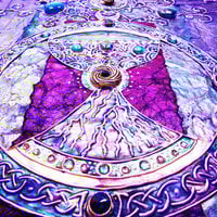 Grail in Blue, Purple, and Silver (large) - Thumbnail 2