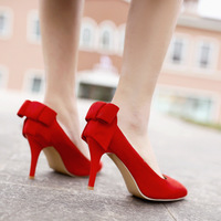 Aristocratic Style Pointed Shallow High-Heeled Shoes - Thumbnail 3
