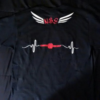 E.r (black,red&white) valentine love shirt.