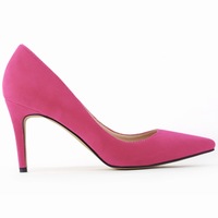 Classic Pointed High-Heeled Shallow Shoes - Thumbnail 3