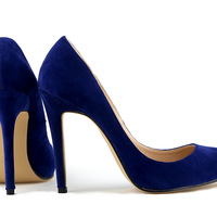 Hot Style Pointed Classic High Heels Shallow Shoes - Thumbnail 2