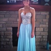 blue prom dress, long prom dress, cheap prom dress, new prom dresses, sweetheart prom dress, BD1420 - Thumbnail 3