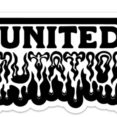 United mutation - "goiter" 4" x 2.5" sticker (die cut)
