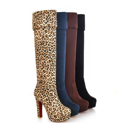 Fashion elegant stretch knee-high sexy boots