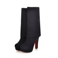 Fashion Elegant Stretch Knee-High Sexy Boots - Thumbnail 3