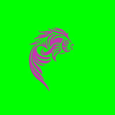  tribal blow fish outdoor vinyl handmade sticker decal - Thumbnail 4