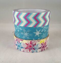 Pretty Winter Washi Rolls