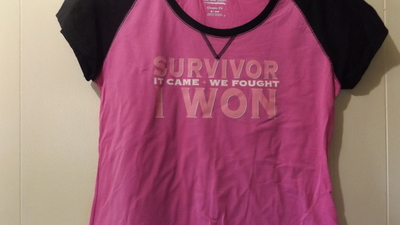 Hanes her way custom made survivor cotton t-shirt women tee