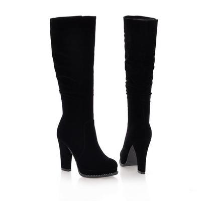 Tall Canister High Platform High Heel Knight Boots