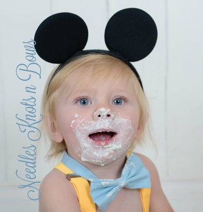 Boys Mickey Mouse Ears, headband, Boys Birthdays, First Birthdays, Accessories
