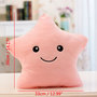 Plush Colorful LED Light Star Shape Throw Pillow-3