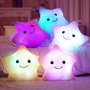 Plush Colorful LED Light Star Shape Throw Pillow-1
