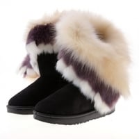 Fashion New Women's Autumn Winter Snow Boots Ankle Boots Warm Synthetic Fur Shoes 3 Colors - Thumbnail 4
