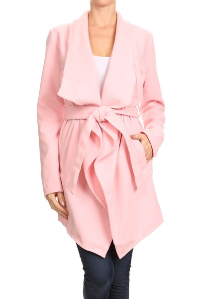 BLUSH PUNCH TRENCH