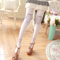 Harajuku Puppet Ball-joint Doll Tattoo Tights Pantyhose - Thumbnail 2