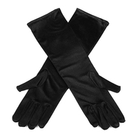 Audrey Hepburn-the Premium Breakfast at Tiffany’s Long Black Satin Gloves (Girls/Adults/Kids) - Thumbnail 1