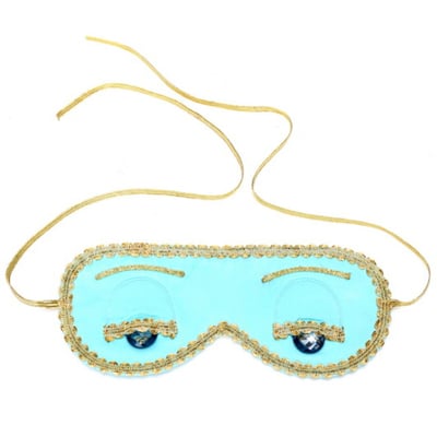 Luxurious 100% silk sleep mask from audrey hepburn breakfast at tiffany's - Thumbnail 5