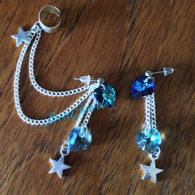 Winter love ear cuff