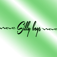 Silly boys, vinyl lettering outdoor letters window kayak decal car truck decal - Thumbnail 1