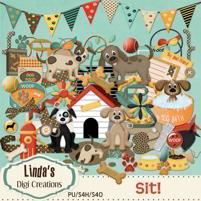 Sit! (Digi Scrap Kit)