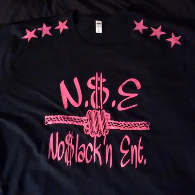N$e no$lacknent. (black&hotpink) business shirt.