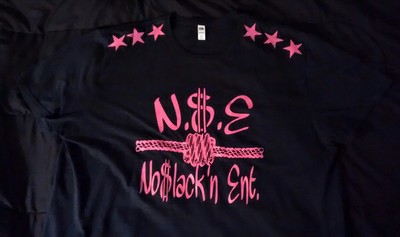 N$E No$lacknEnt. (Black&HotPink) Business Shirt.