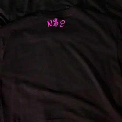N$e no$lacknent. (black&hotpink) business shirt.