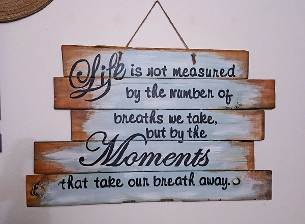 Hand Painted Rustic Sign