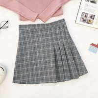 Half-pleated Schoolgirl Skirt - Thumbnail 2