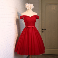 Beautiful A-line tulle sweetheart neck short prom dress,party dresses - Thumbnail 2