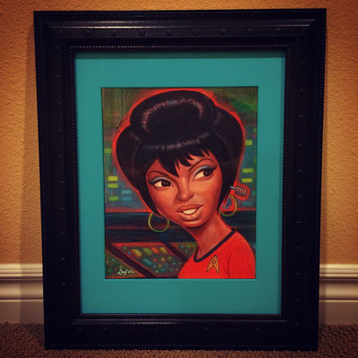 Uhura - limited edition giclée print 8.5" x 11" 