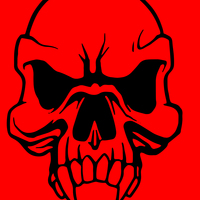 Respect all fear none skull outdoor vinyl decal handmade - Thumbnail 2