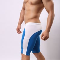Men's fashion low rise quick dry running gym sports athletics skinny shorts #B2223 - Thumbnail 2