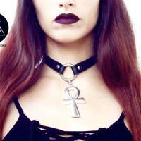 Ankh black choker - Thumbnail 1