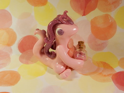 Pink Glitter Potion Dragon