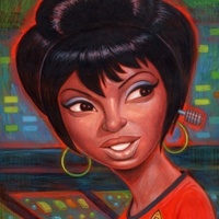 Uhura - Original Art (Unframed) - Thumbnail 2