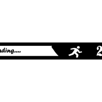 2017 loading bar, bringing in a new year decal vinyl lettering - Thumbnail 2