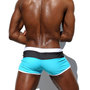 Men' fashion sexy drawstring low rise swimwear swimming boxer shorts-2