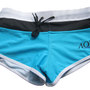 Men' fashion sexy drawstring low rise swimwear swimming boxer shorts-3
