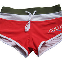 Men' fashion sexy drawstring low rise swimwear swimming boxer shorts - Thumbnail 2