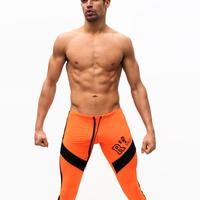 Men's fashion low rise running gym athletics sports quick dry skinny shorts - Thumbnail 1