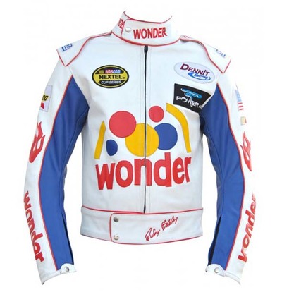 TALLADEGA NIGHTS RICKY BOBBY WONDER RACING LEATHER JACKET